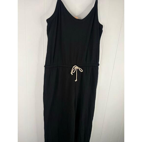 Universal Thread Leisure Studio French Terry Jumpsuit Black Large Black - Picture 5 of 9